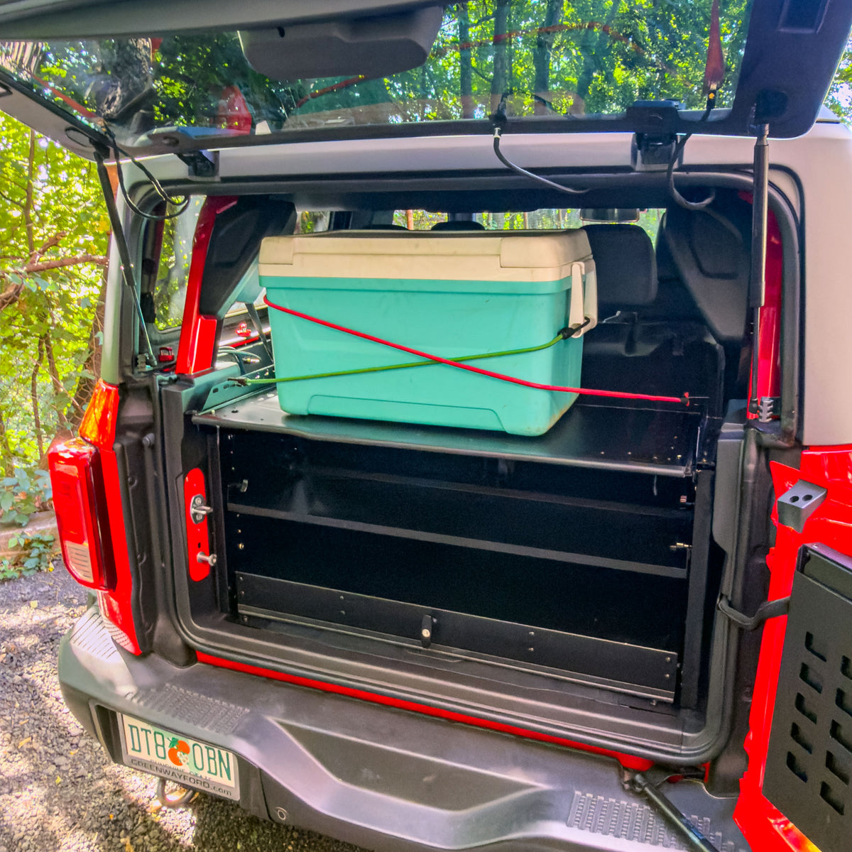 2021 & Up Bronco 2DR 2-Pack Tie-Down Side Rails for Extreme EZTRUNK