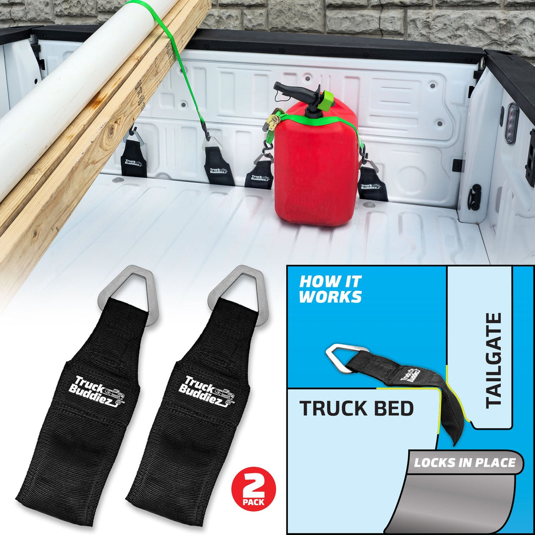 3501 4242 Truck Buddiez Bed Anchor ~ 2 Pack