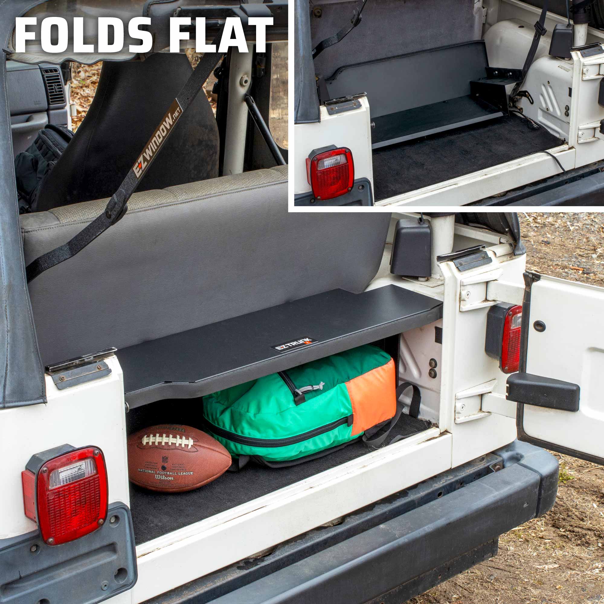 TJ Wrangler EZTRUNK Folding Security Trunk (1997–2006) | EZ4X4 – EZ4X4