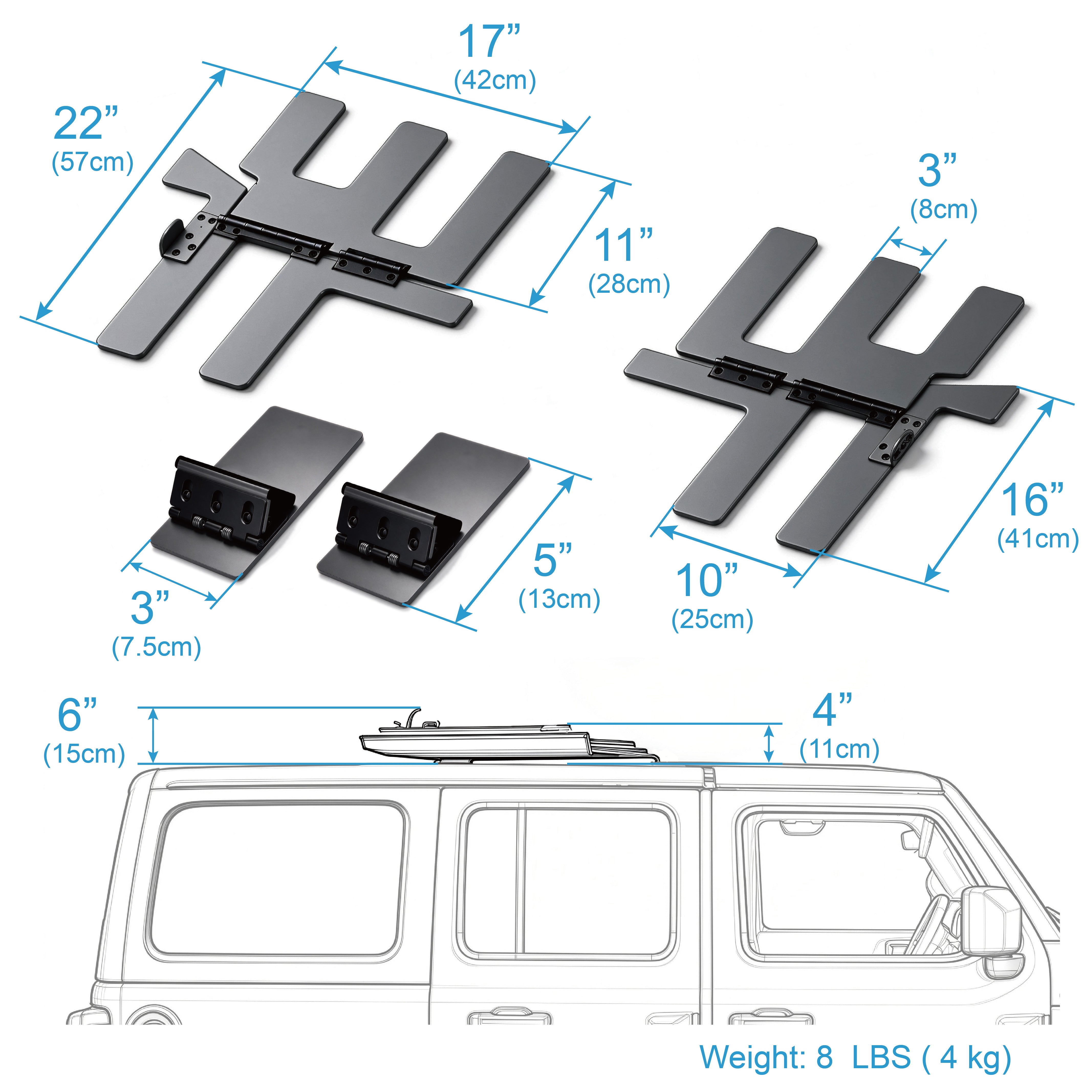 トップス jips Jeep Wrangler JLU EZ FlipTop Freedom Panel Kit | EZ4X4 – EZ4X4