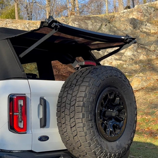 2021 & Up Bronco 4DR/2DR EZWindow Support Arms for Trektop Slantback Soft Top – PREORDER