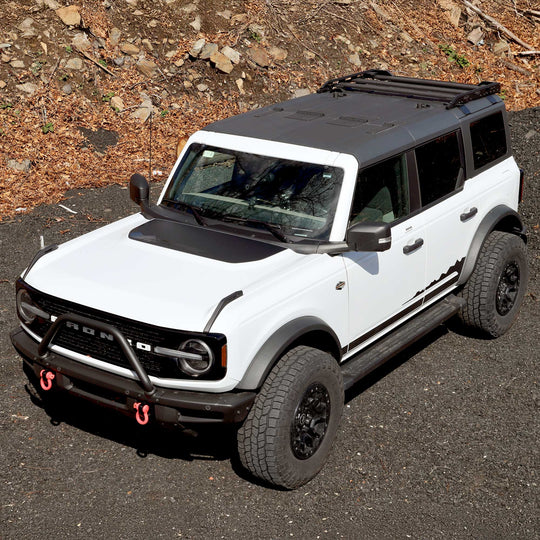 Ford Bronco® EZ FlipTop & Middle Panel Roof Rack Holder System by EZ4X4