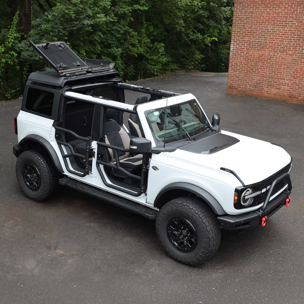 White 4-Door Ford Bronco