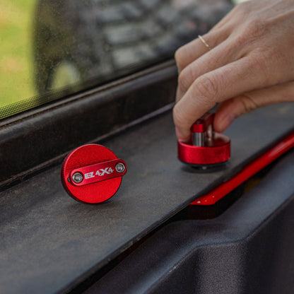 Black Quick Release Hard Top Screw Kit for Jeep Wrangler & Gladiator