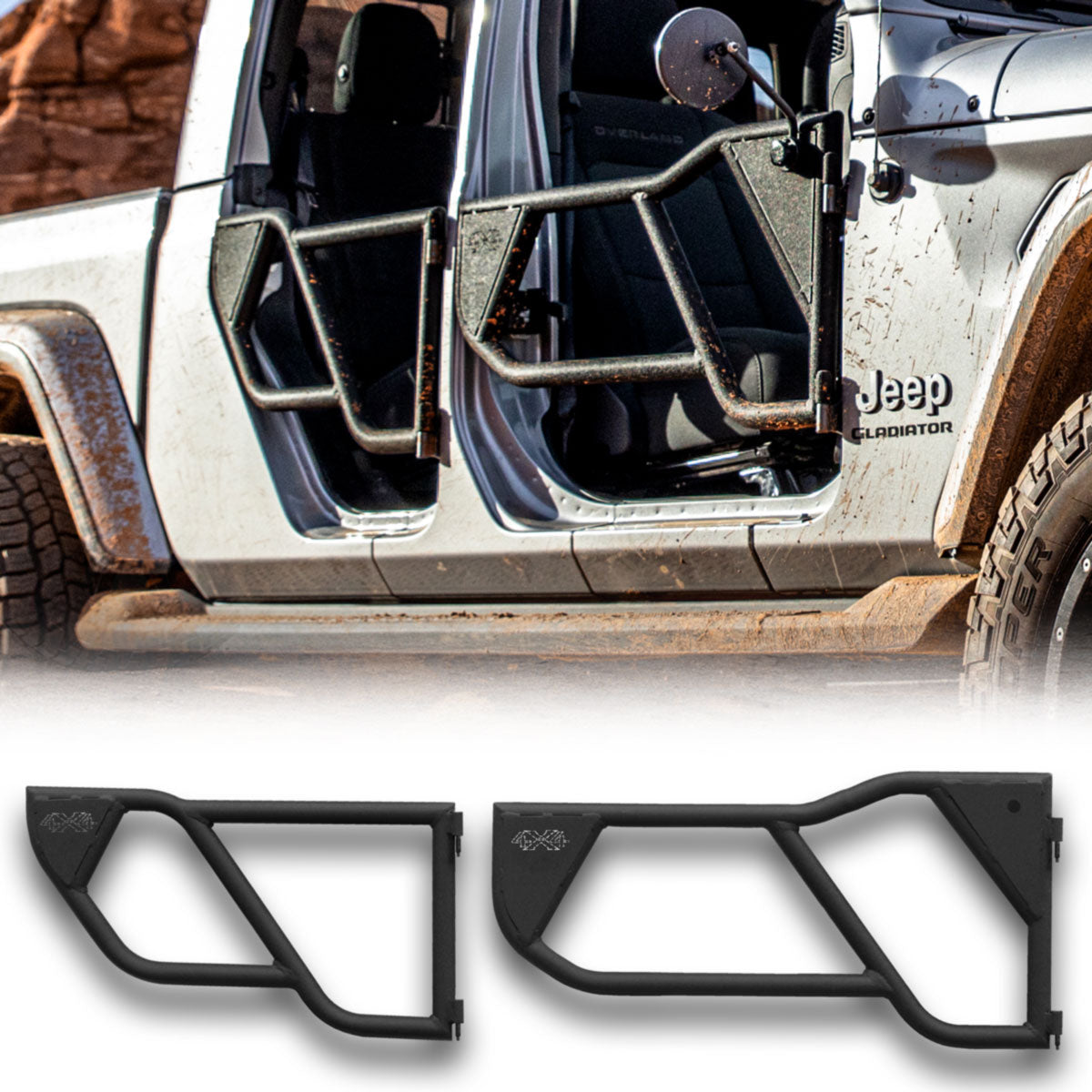 JT Razor Aluminum Tube Doors | Lightweight Gladiator Doors | EZ4X4