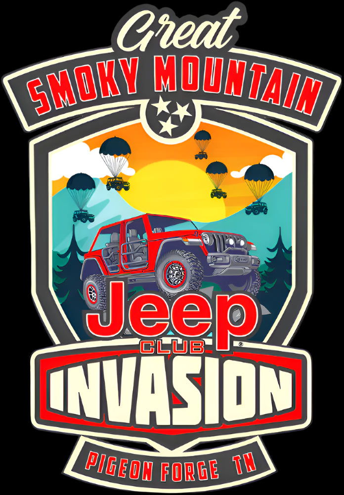 Jeep Club Great Smoky Mountain Invasion at Pigeon Forge TN Logo