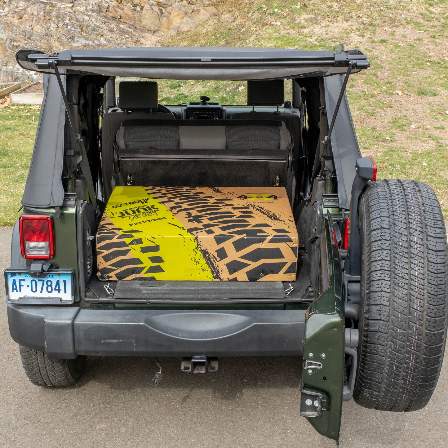 2007–2010 Jeep JKU/JK Wrangler 4DR/2DR EZTRUNK Folding Security Trunk
