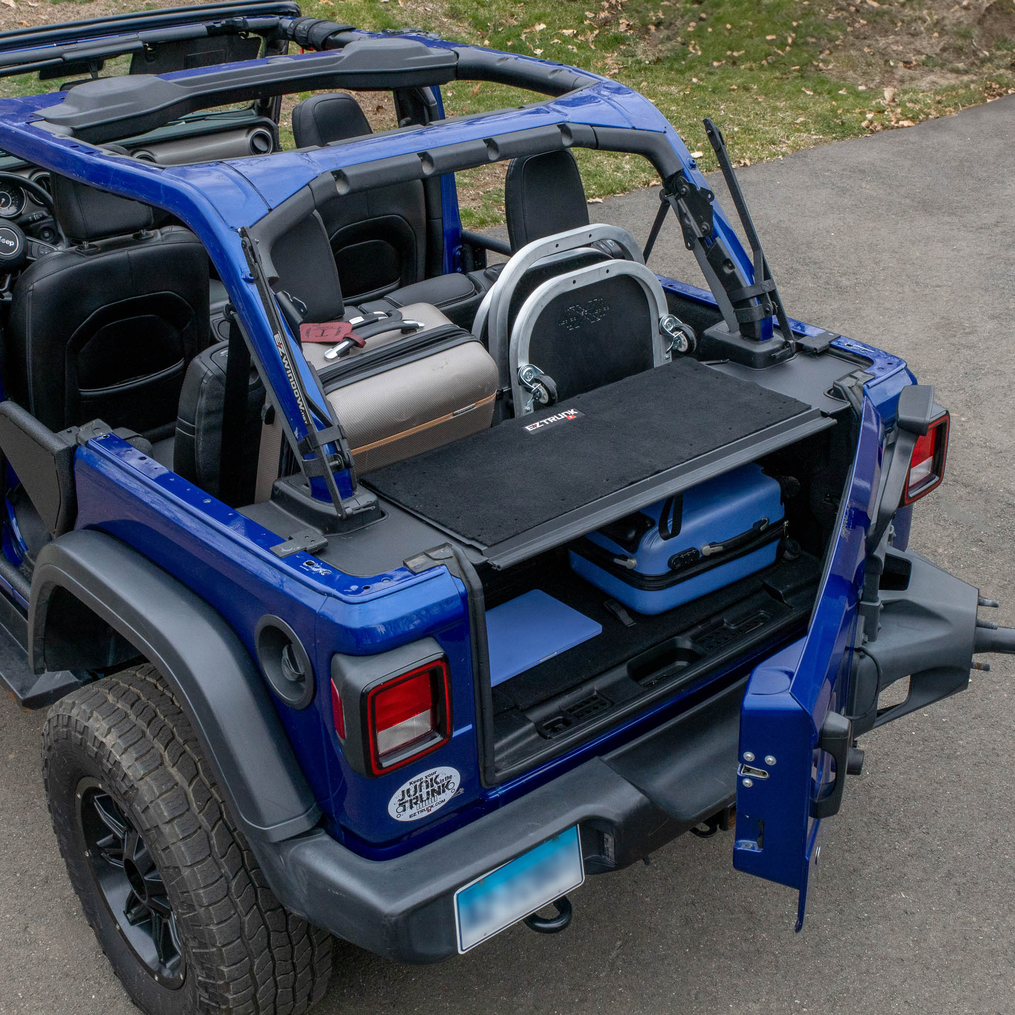 JLU Wrangler EZTRUNK Folding Security Trunk (2018+) | EZ4X4 – EZ4X4