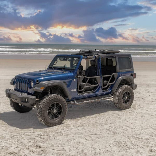 EZ4X4 Phantom Aluminum Full Tube Doors For Jeep TJ, JK, JKU, JL, JLU & JT Gladiator
