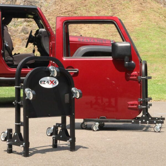 Folding Rolling Door Cart (2-Door) by EZ4X4