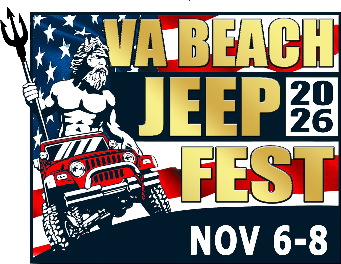 Virginia Beach Jeep Fest Logo 2026