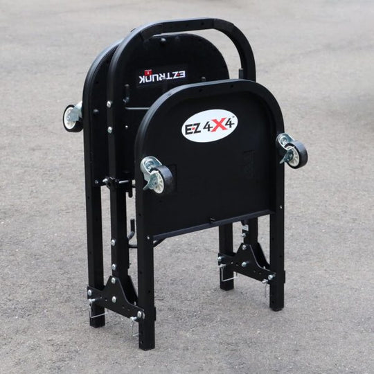 EZ4X4 Jeep 4 Door Aluminum Folding Rolling Door Cart - Storage Door Rack Holder Stand