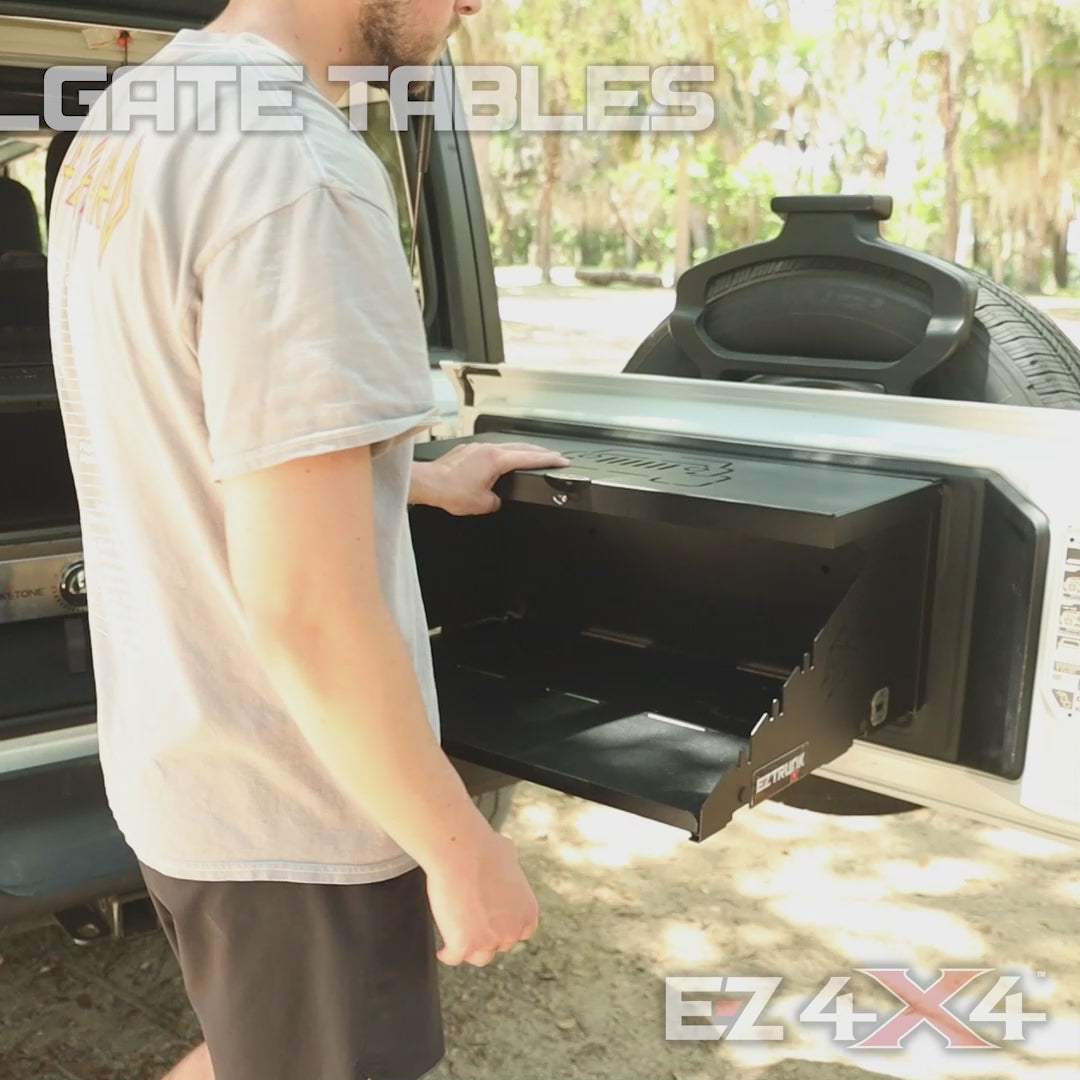 EZ Tailgate Table for Jeep Wrangler Demonstration Video