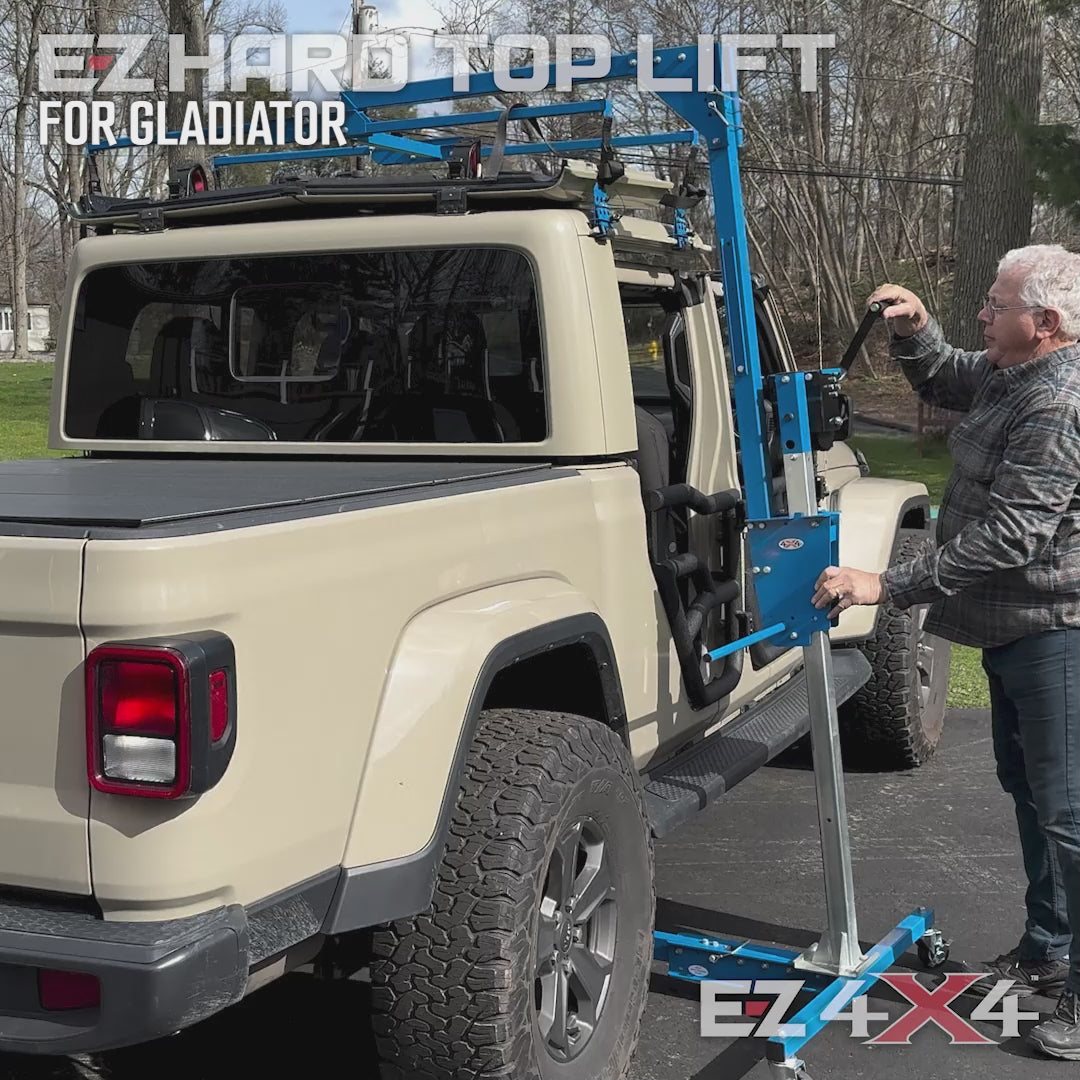 EZ HardTop Lift for Jeep Gladiator Demonstration Video