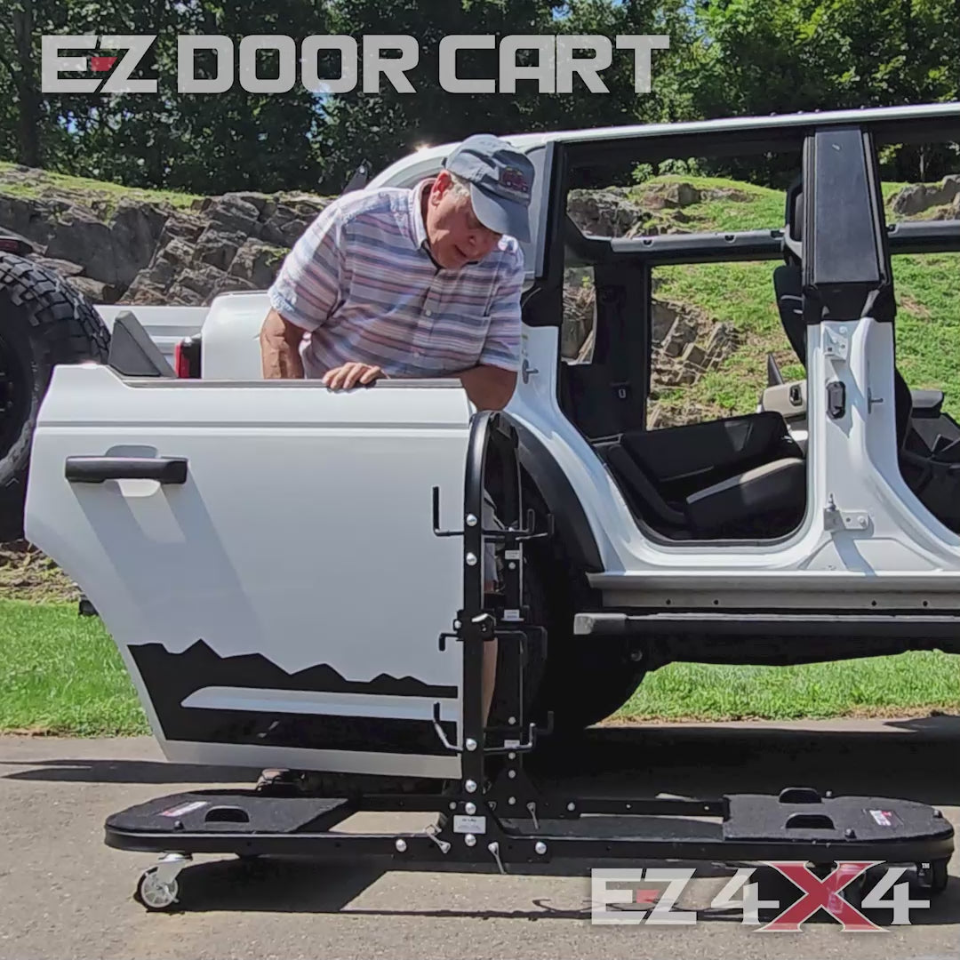 2021+ Bronco 4DR Aluminum Folding Door Cart | EZ4X4 – BACKORDER – EZ4x4, image size:1080x1080