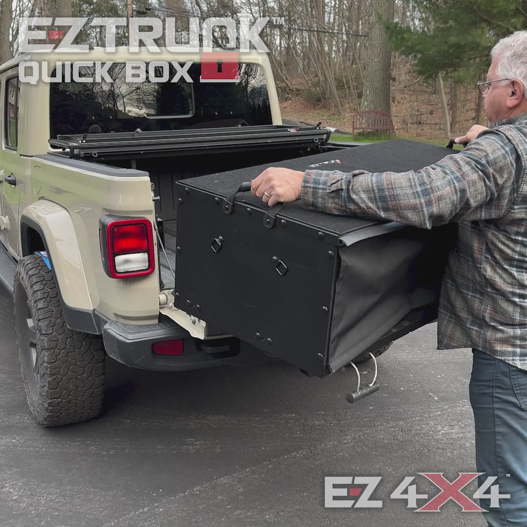 EZ4X4 Quick Box Portable Pickup Truck Bed Box and Secure Storage