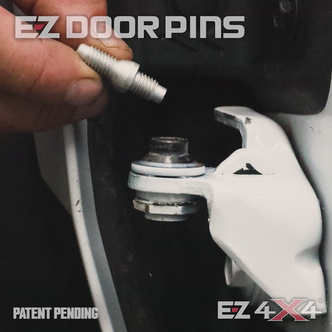 Kit de guía de pasador de alineación de bisagra de puerta EZ4X4 Bronco: pasadores de extracción de puerta