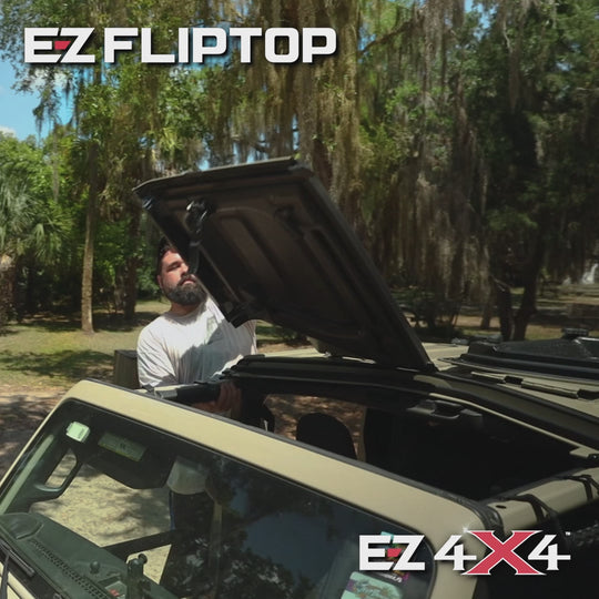 Jeep JLU EZ4X4 2018 y posteriores EZFLIP-TOP de 4 puertas