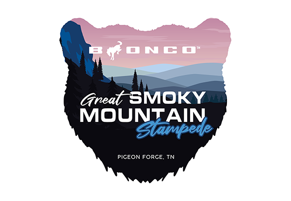 Bronco Great Smoky Mountain Stampede Logo